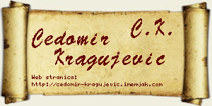 Čedomir Kragujević vizit kartica